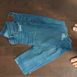 Abercrombie and Fitch ripped jeans